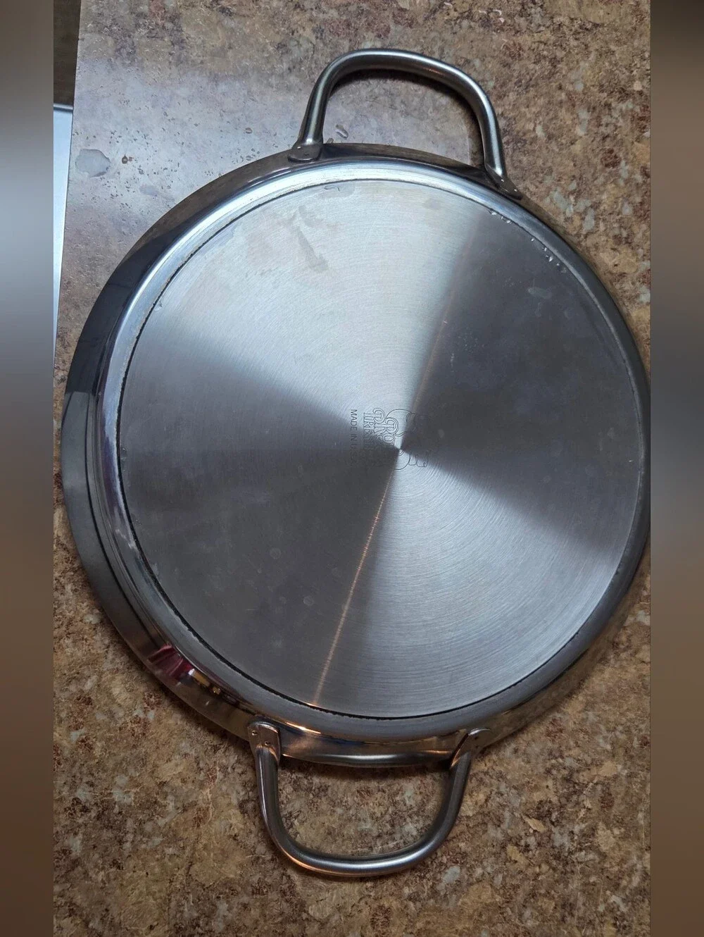 Royal Prestige Stainless Steel Skillet with Side Handle - Silver